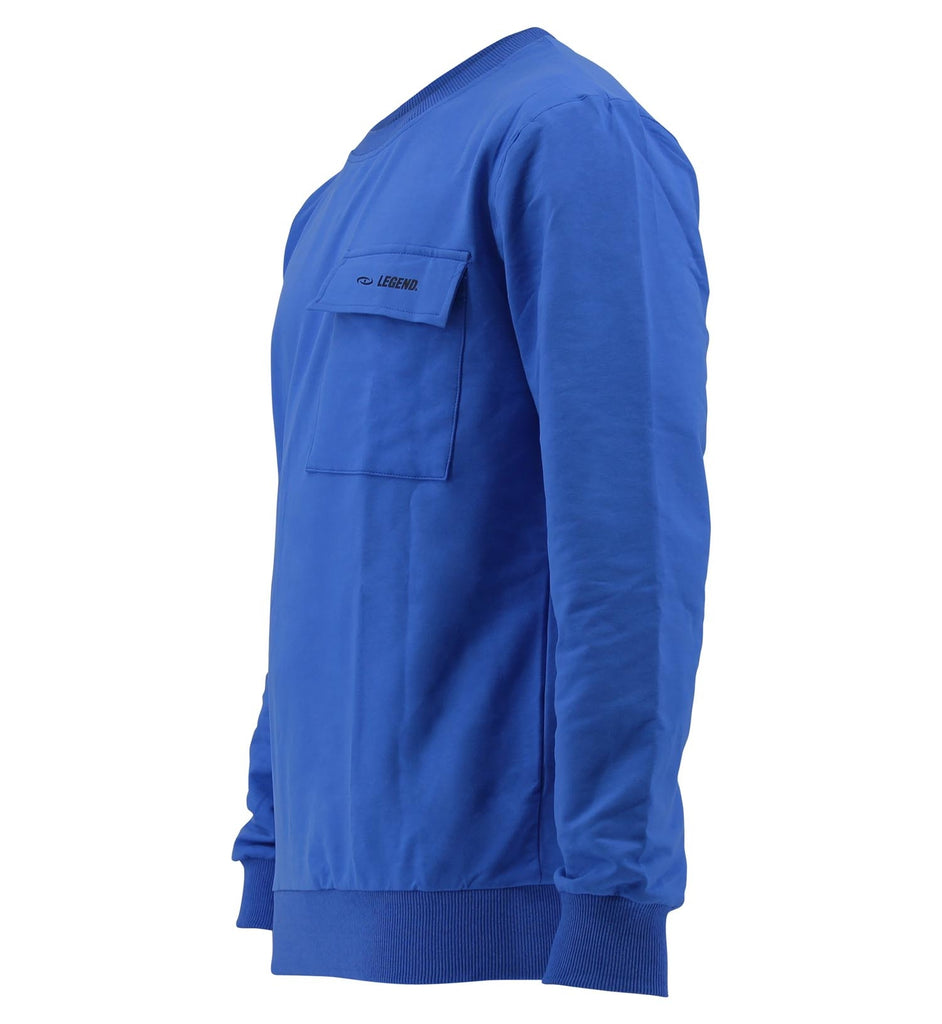 blauwe heren sweater