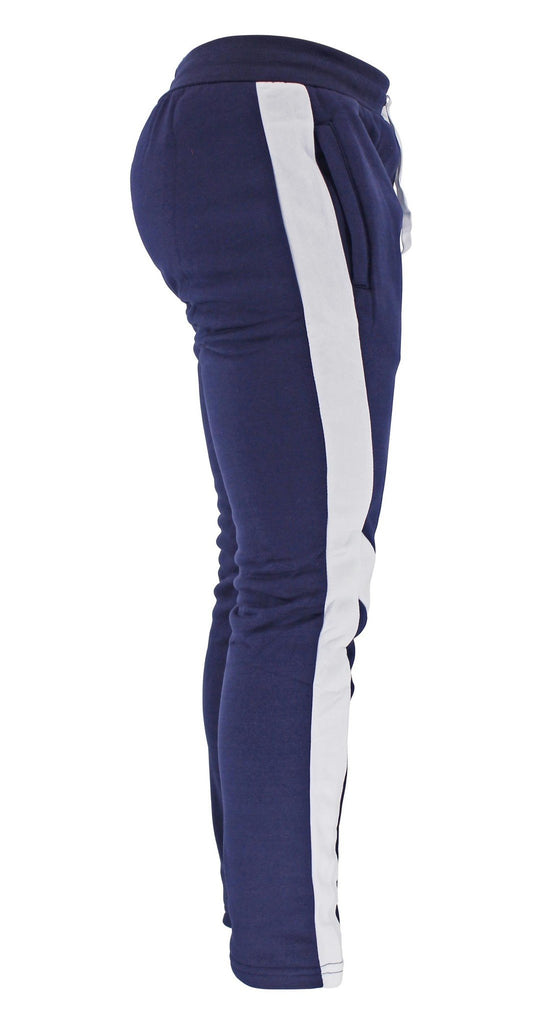 blauwe sportbroek