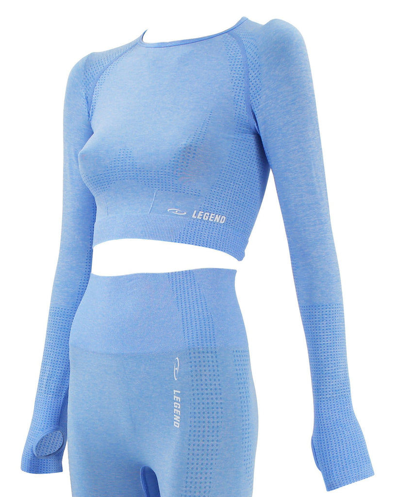 blauwe sportlegging