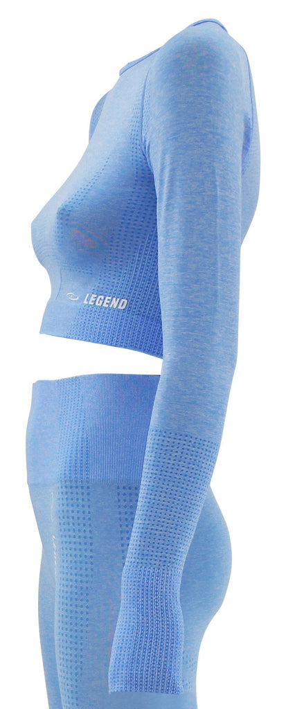 blauwe sporttopje