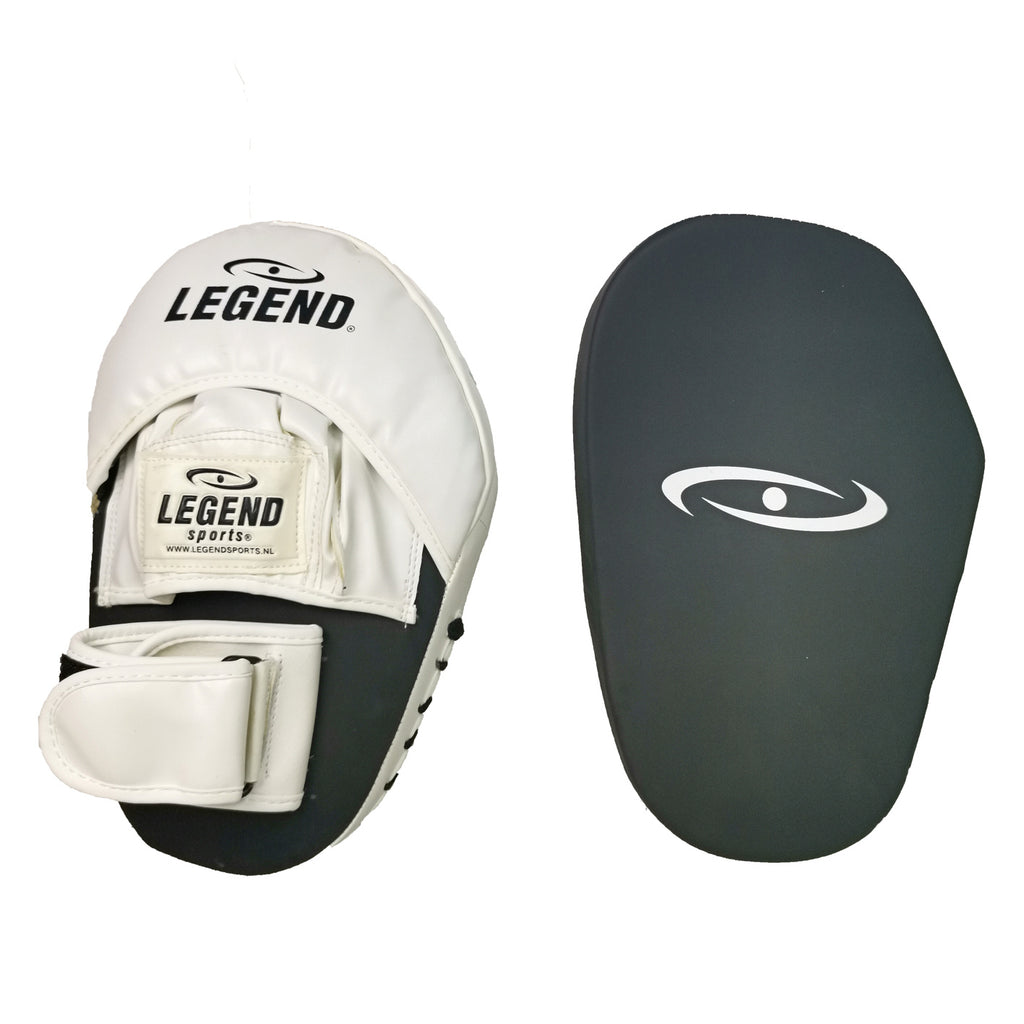 boks pads wit:zwart