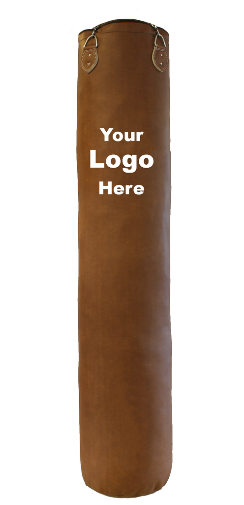 bokszak bruin eigen logo