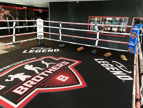 Canvas boksring vloer