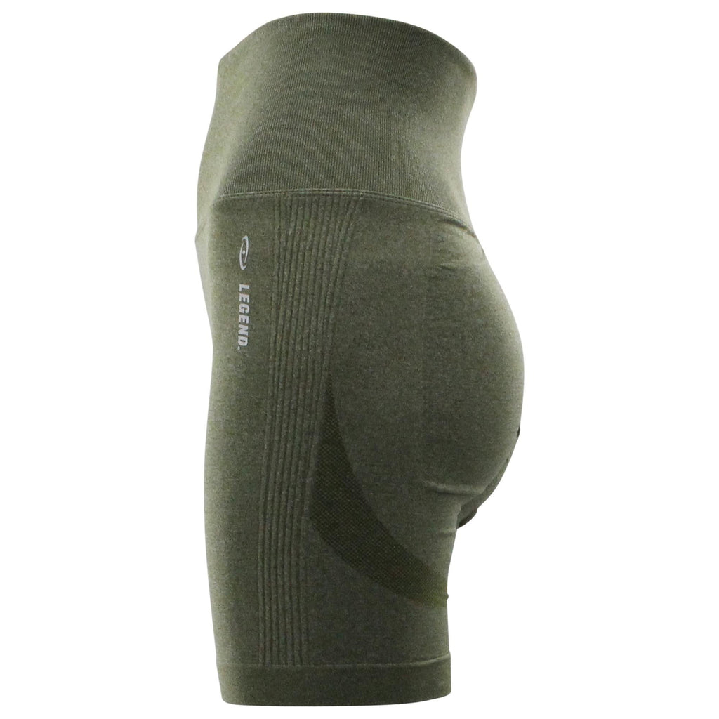 dames korte broek sport groen 2