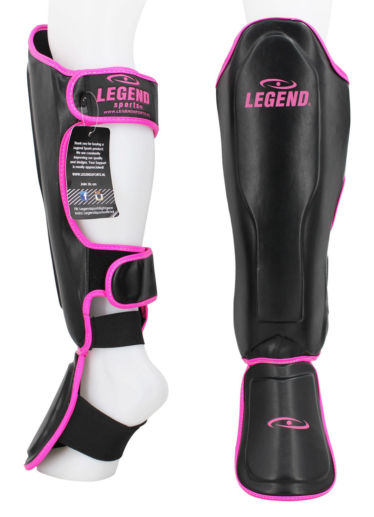 dames scheenbeschermers kickboksen roze