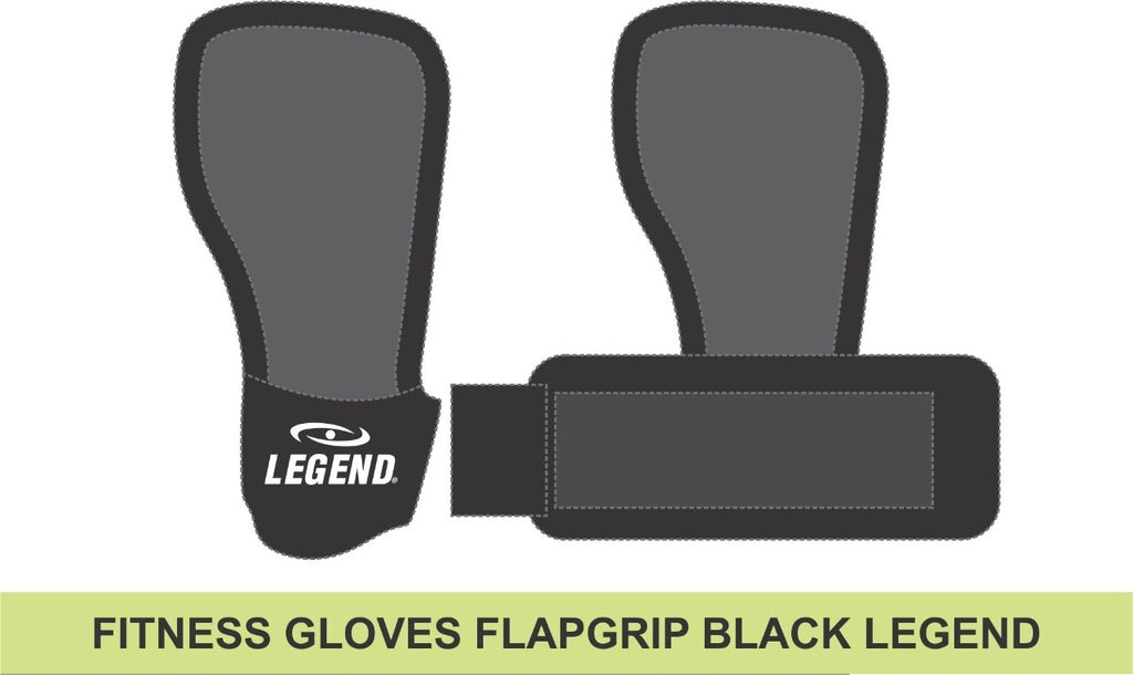 Fitness Gloves Flapgrip Black Legend