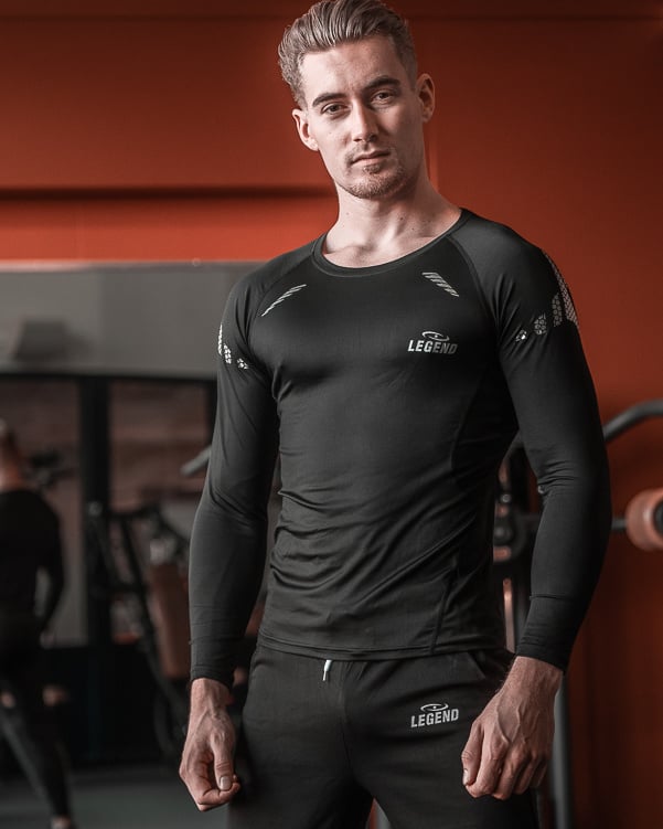 fitness kleding zwart shirts