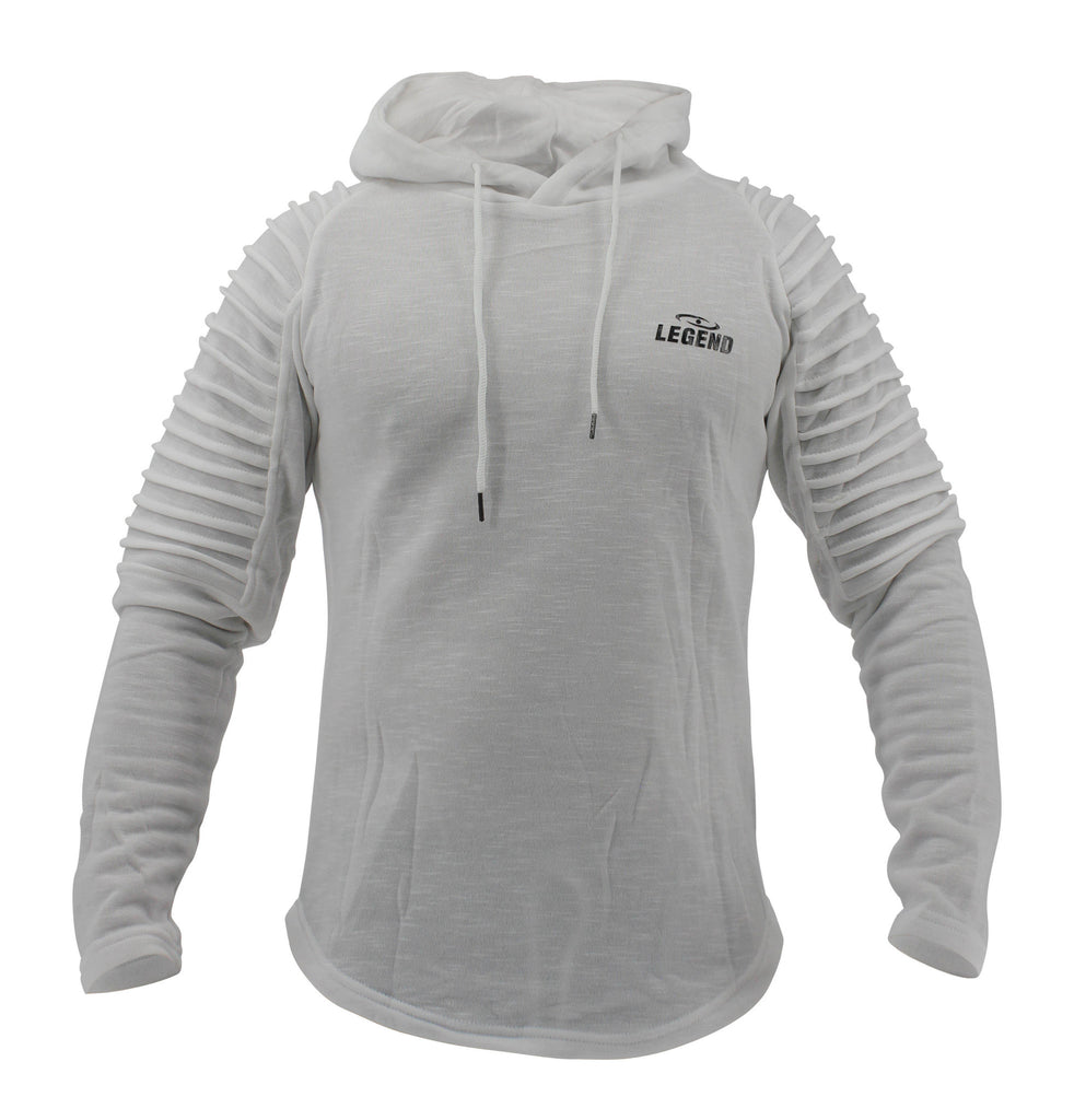 heren witte hoodie