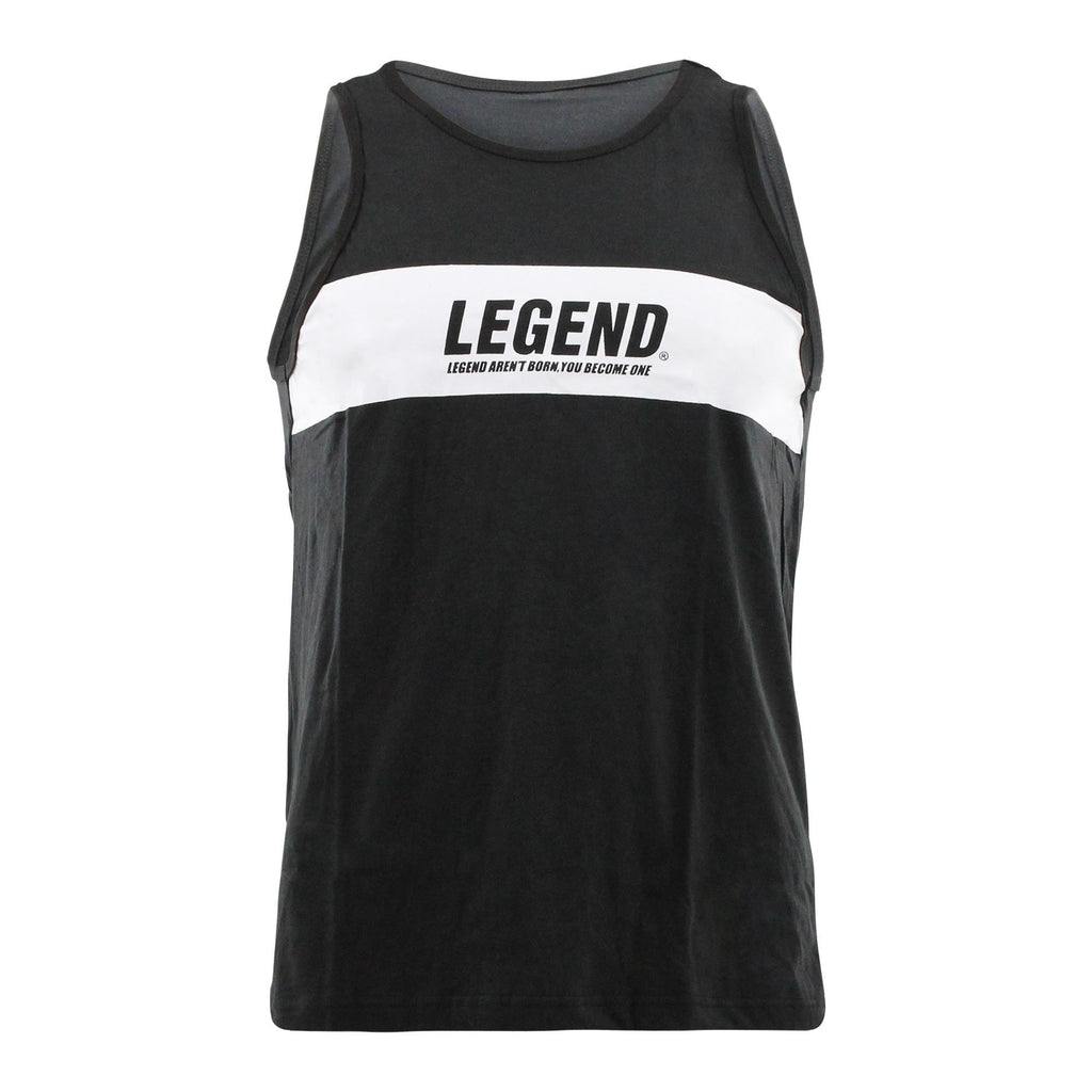 heren zwart TankTop