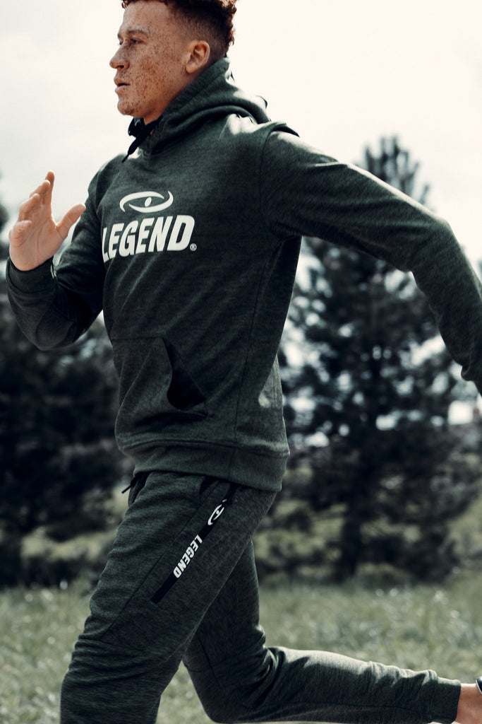 joggingpak met hoodie groen
