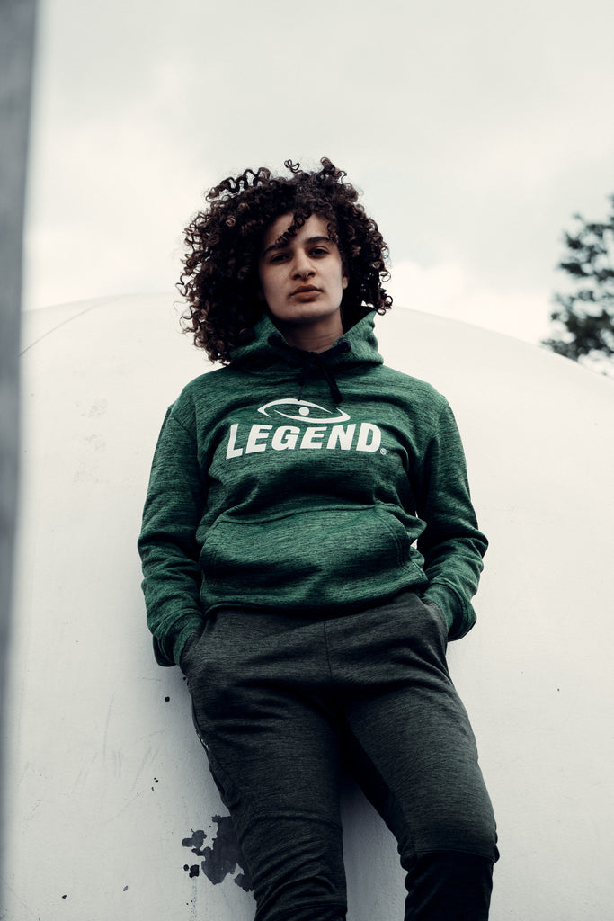 Joggingspak met hoodie groen legend