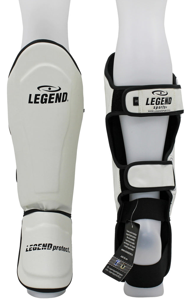 kickboks scheenbeschemers wit