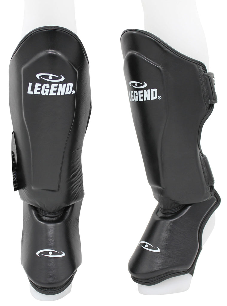 kickboks scheenbeschermers leder