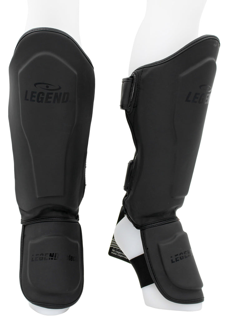 kickboks scheenbeschermers mat zwart