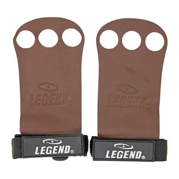 Crossfit & Fitness Handschoenen Heren/Dames Bruin Leer