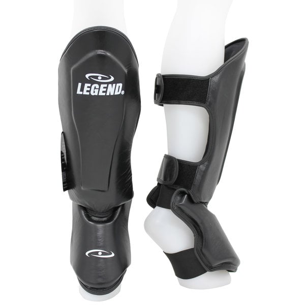 Kickboks Scheenbeschermers Heren/Dames Army Leer