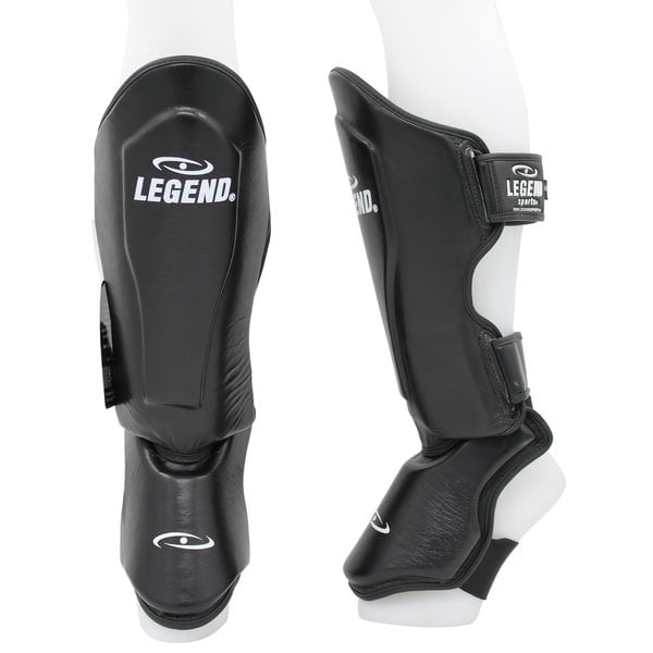Kickboxing Shin Guards Men/Women Army Leather