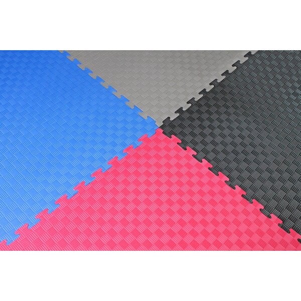 Legend Puzzelmat Sportvloer | 100 x 100 x 2 cm | Blauw / Rood