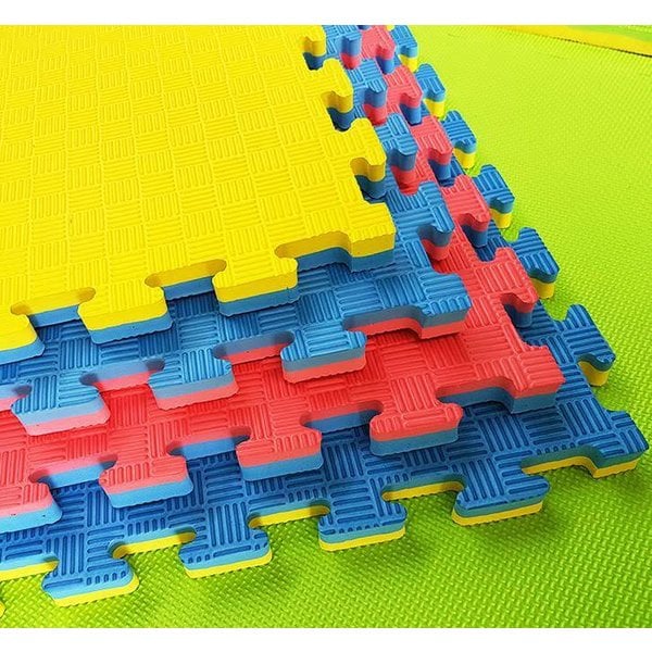 Legend Puzzelmat Sportvloer | 100 x 100 x 2 cm | Blauw / Rood