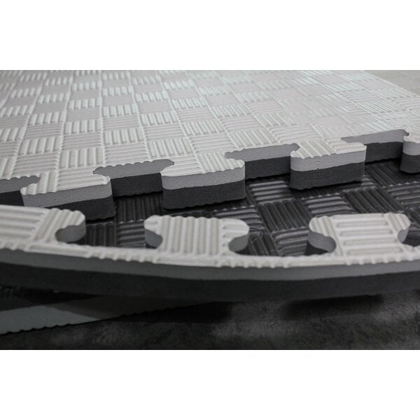 Legend Puzzle Mat Sports Floor | 100 x 100 x 2 cm | Blue / Red