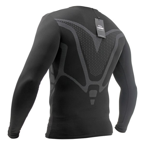 Multi Sport Shirt met Reflect Print Black