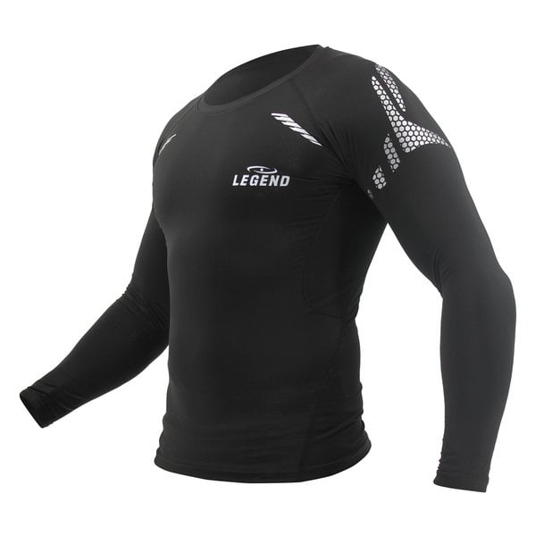 Multi Sport Shirt met Reflect Print Black