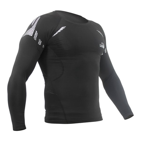 Multi Sport Shirt met Reflect Print Black