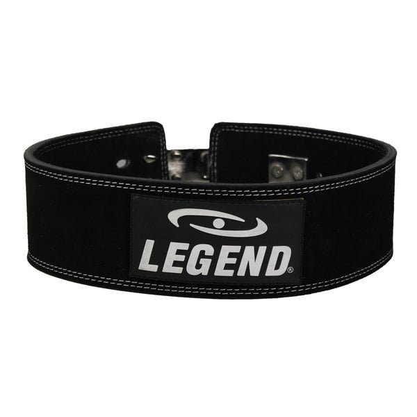 PowerLifting Belt Lever Heren/Dames Zwart Leer