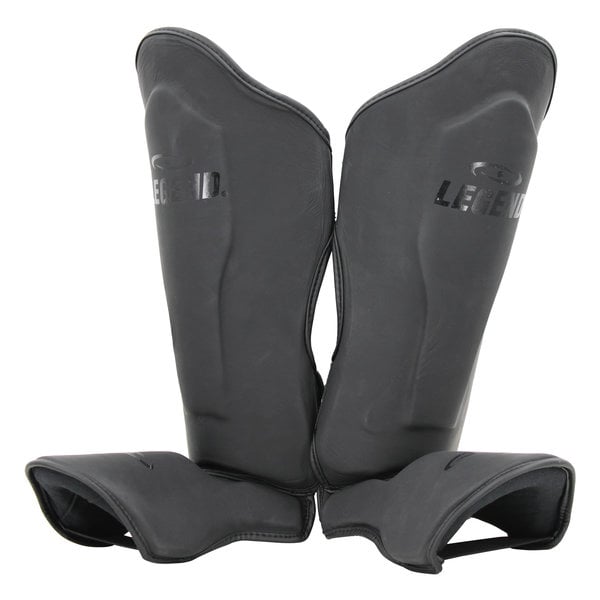 Kickboxing Shin Guards Men/Women Army Leather