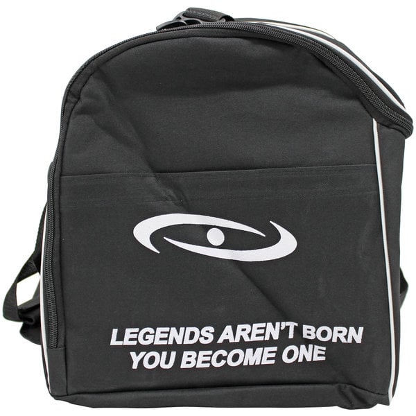 Large Sports Bag with 3 Zippered Compartments – Black