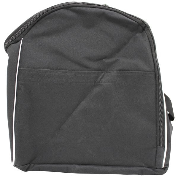Large Sports Bag with 3 Zippered Compartments – Black