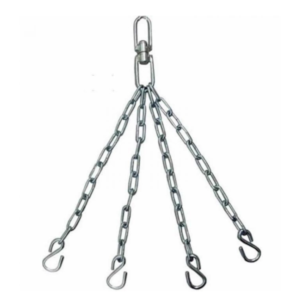 Vierpunts Bokszak Ketting met Swivel