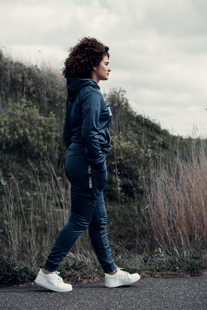 navy blauw joggingpak met hoodie