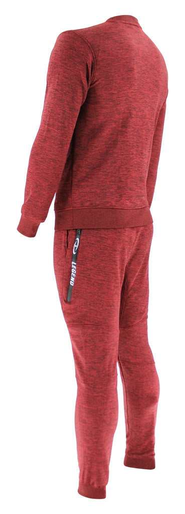 rode joggingpak trui