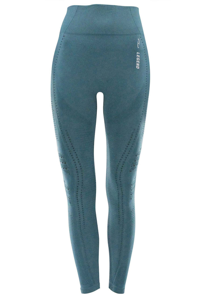 sport legging dames cyaan
