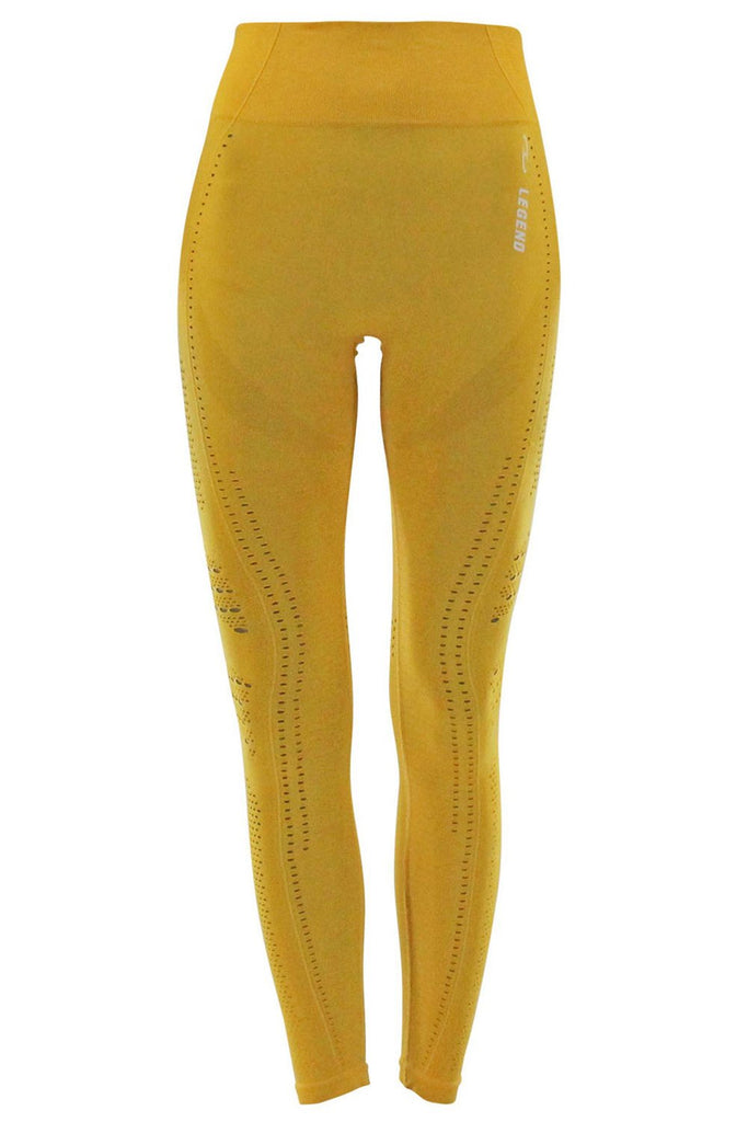 sport legging dames geel