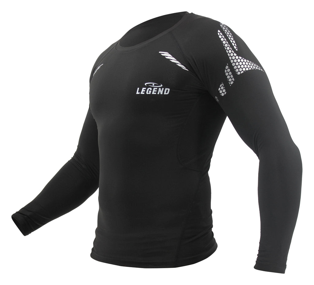 sport shirt heren lange mouw zwart