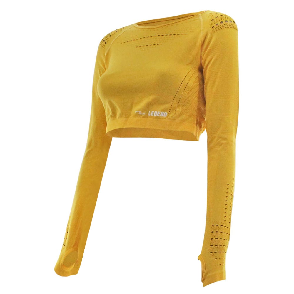 sport top dames geel 1
