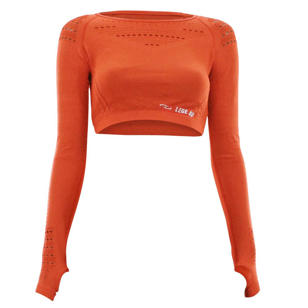 sport top dames oranje