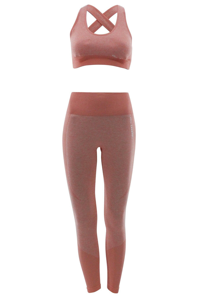 sportkleding dames set zalm
