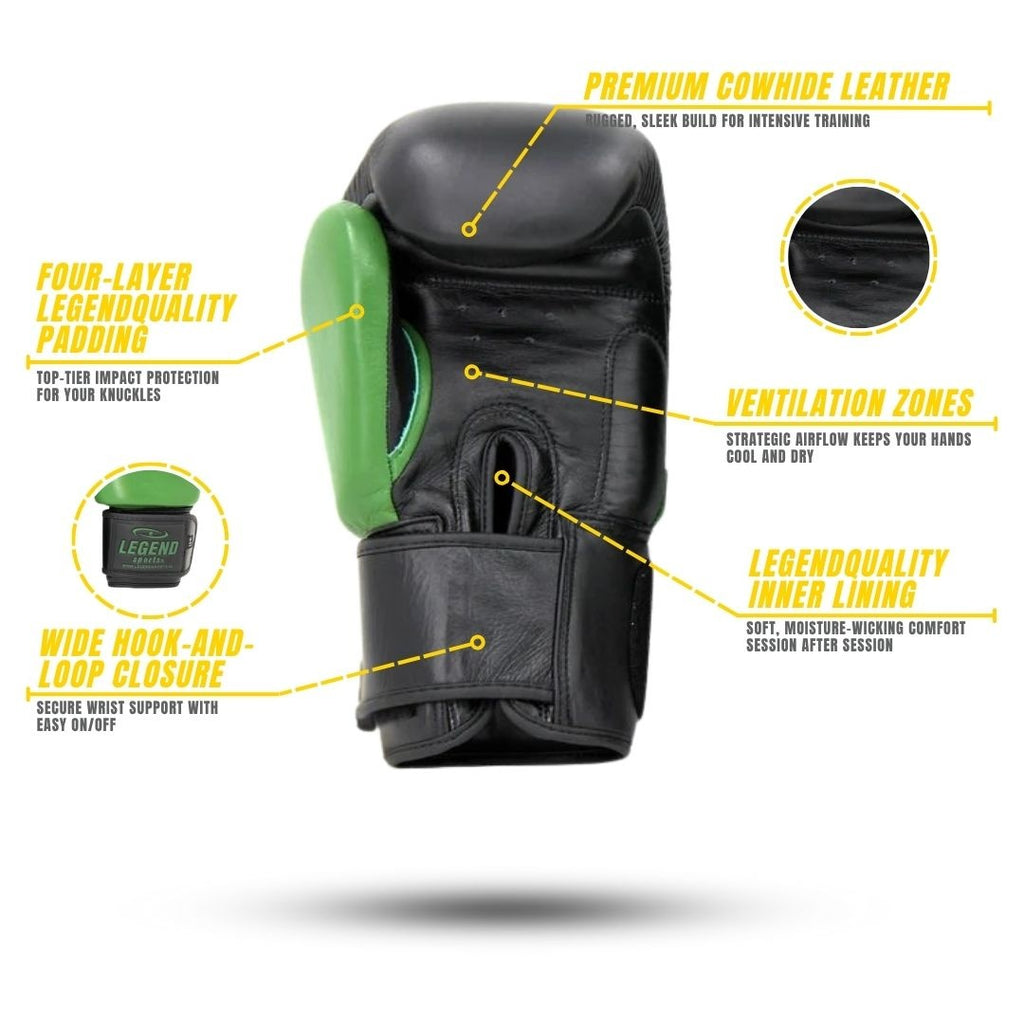 Thai Series 2.0 Boxing Gloves MenWomen Army Leather
