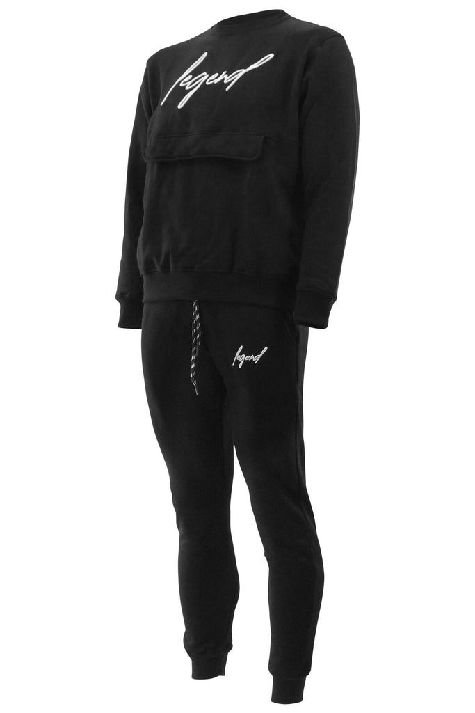 trainingspak zwart signature 1