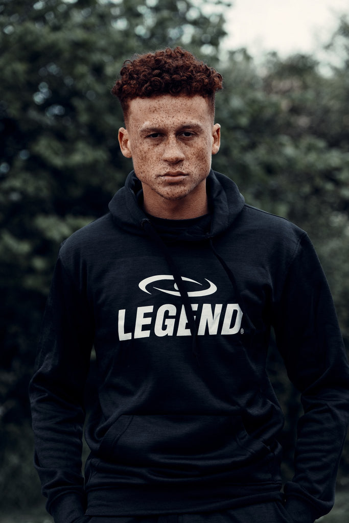 zwart hoodie legend