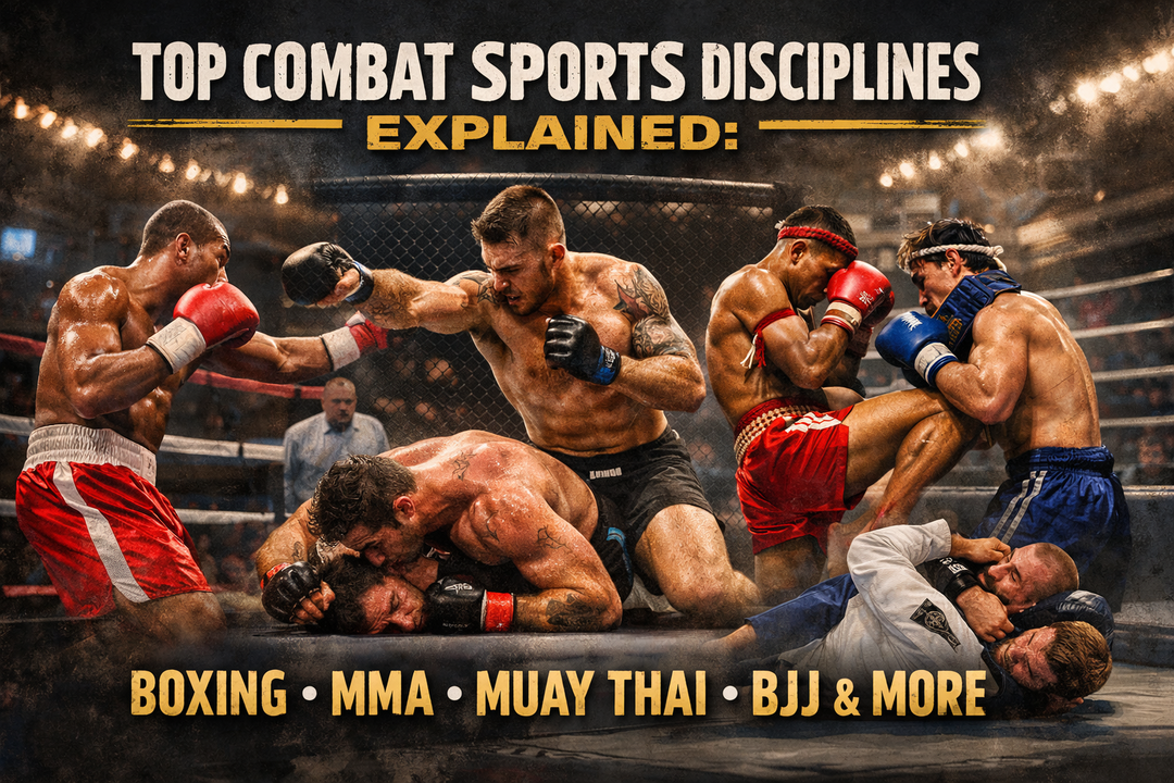 Top Combat Sports Disciplines Explained: Boxing, MMA, Muay Thai, BJJ & More