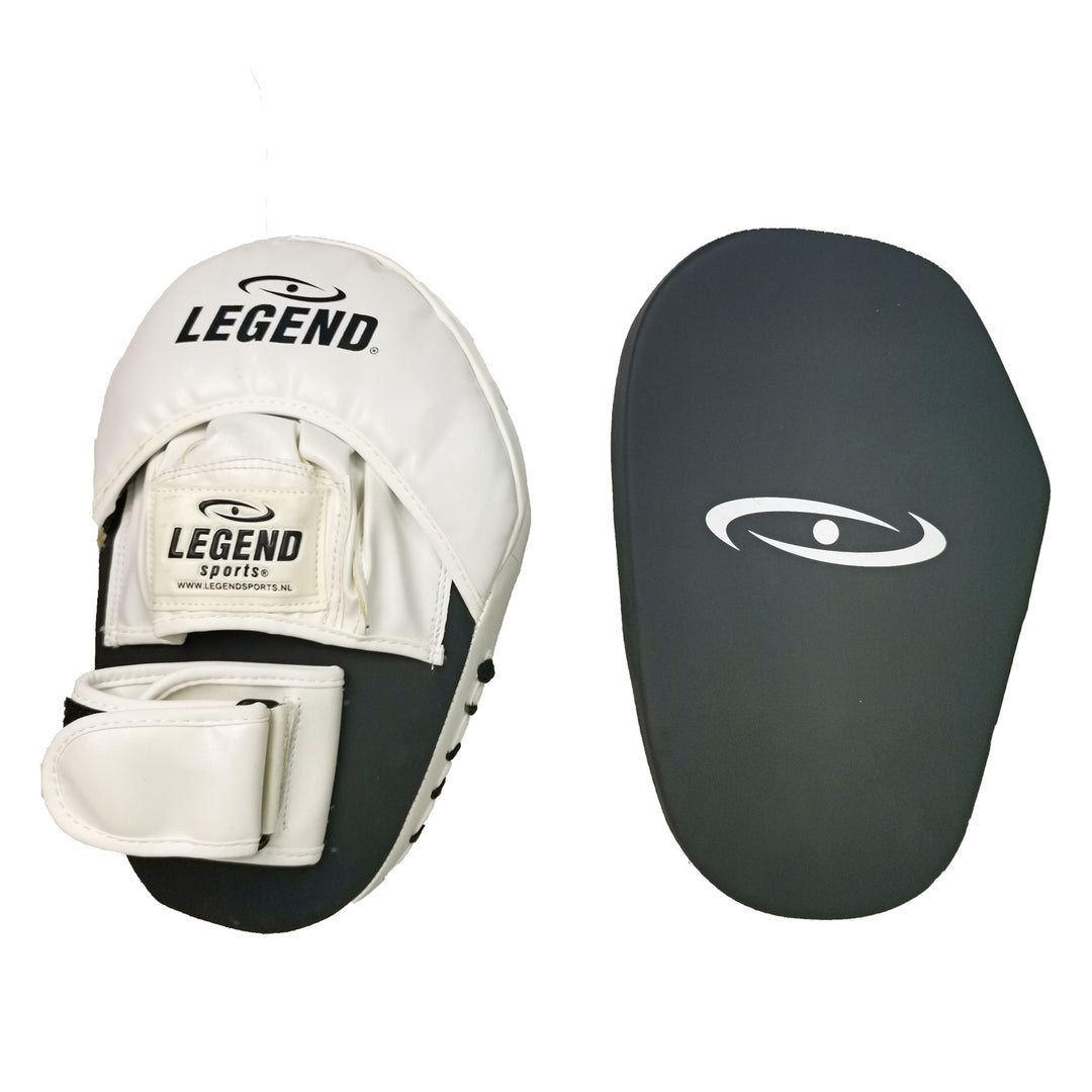 boks pads wit:zwart