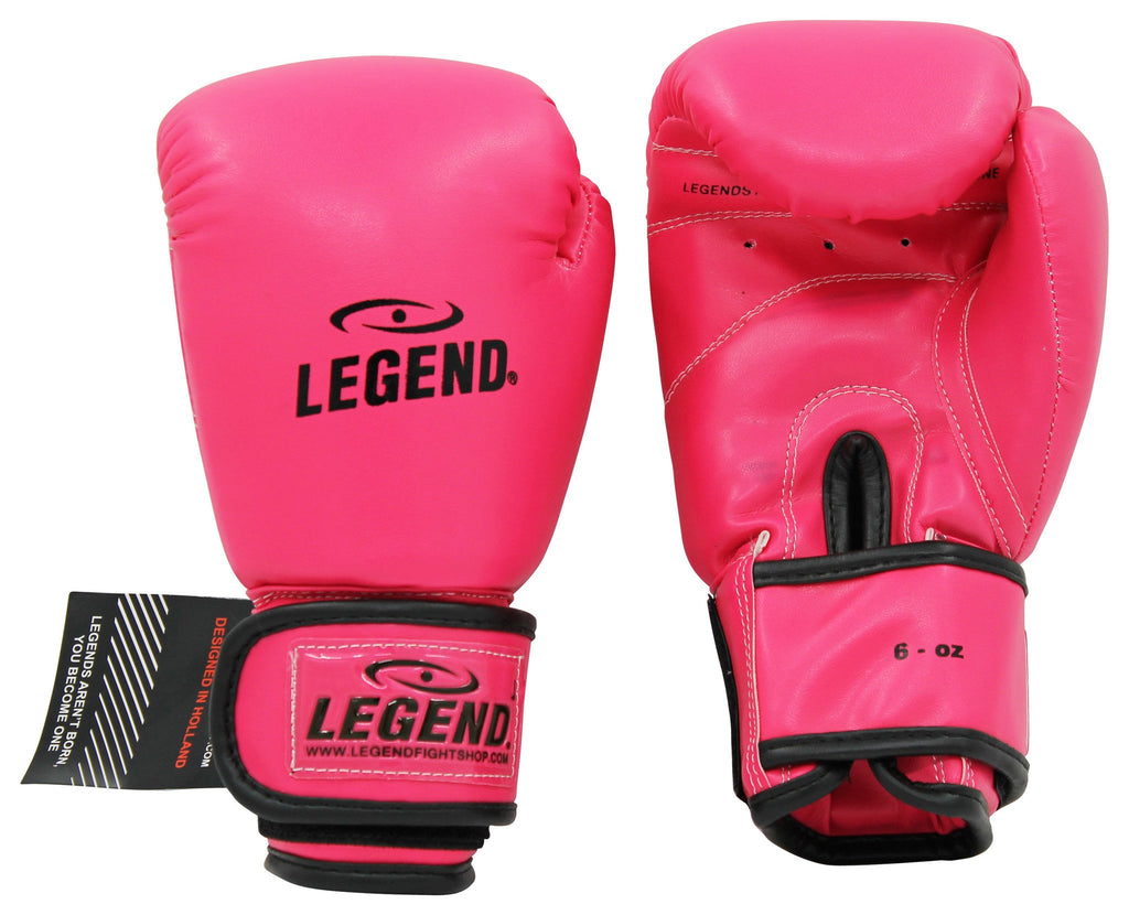 bokshandschoenen kind n roze