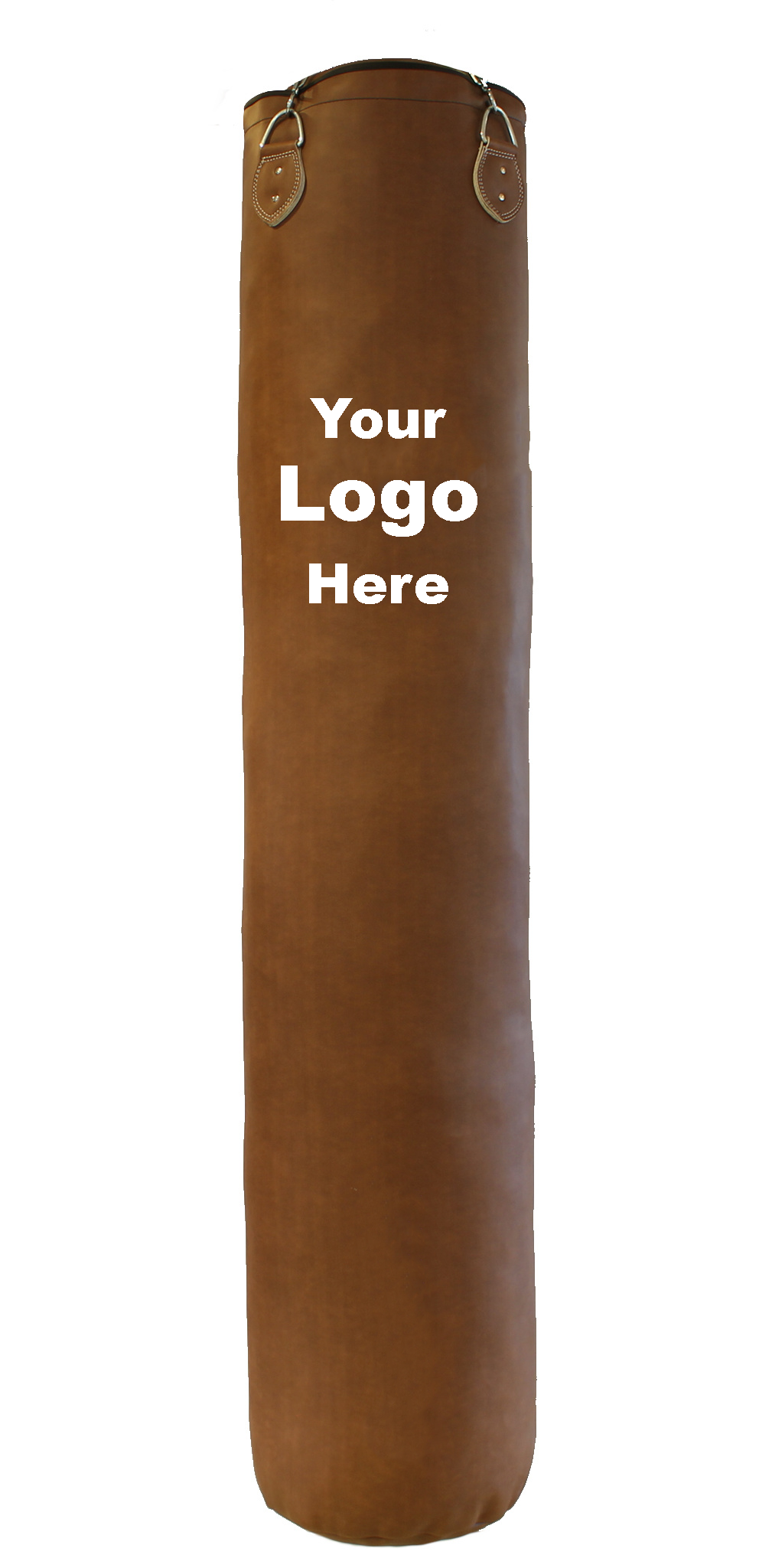bokszak bruin eigen logo