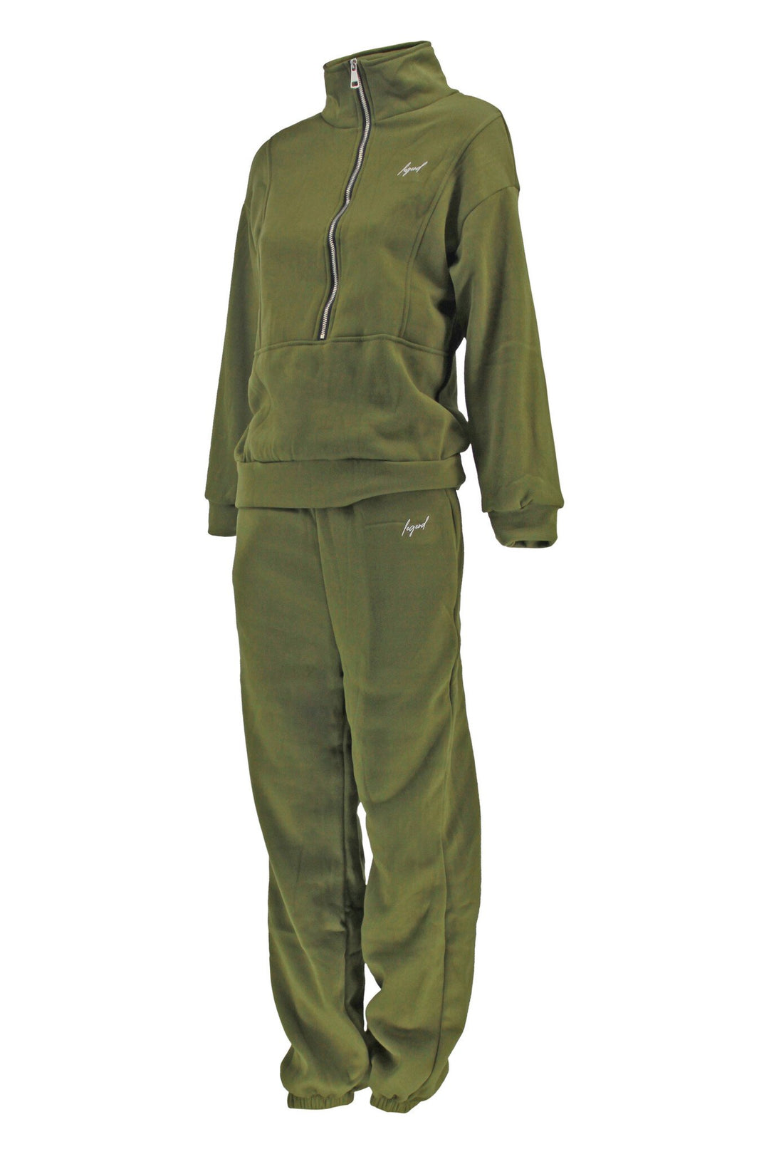 dames joggingpak groen