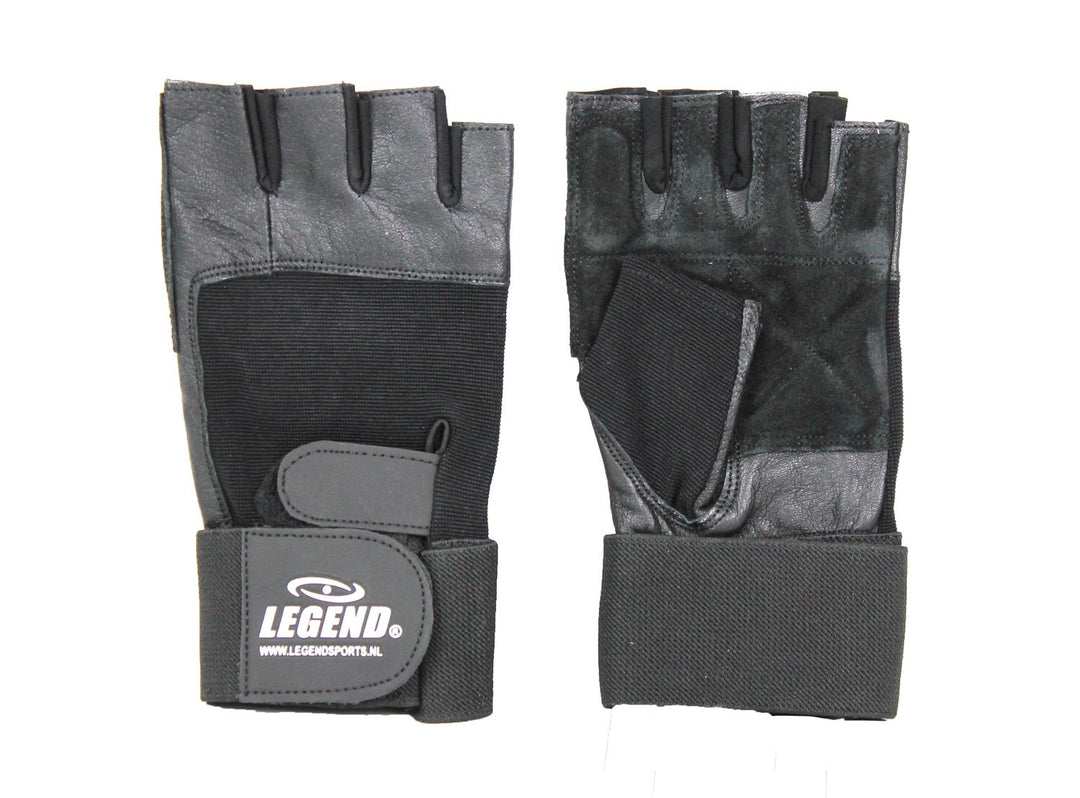 fitness handschoenen zwart