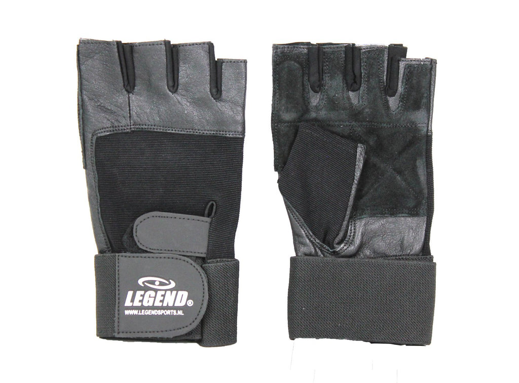 fitness handschoenen zwart